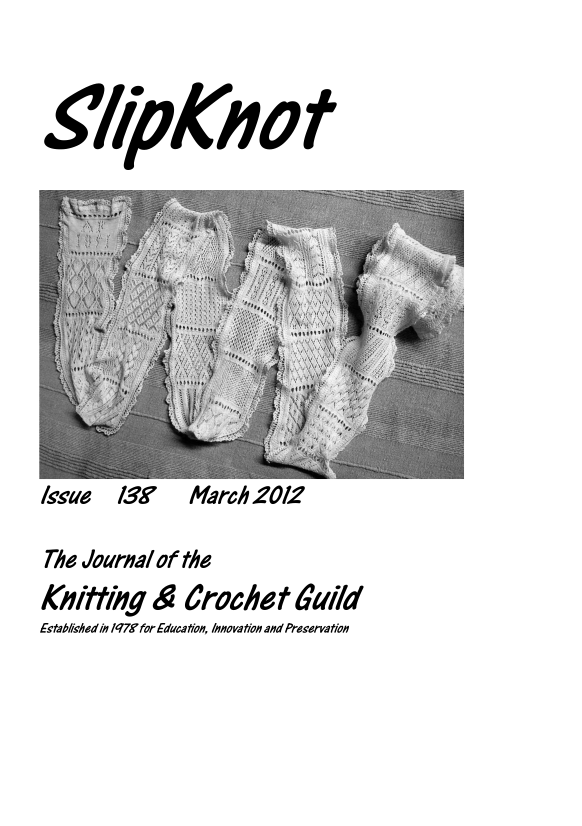 Cover of Slipknot 138 (March 2012) showing the 1891 sampler.