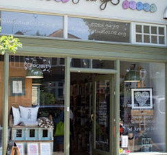 Shop front of Slipstitch yarn shop