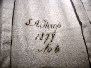 Laundry mark on camisole