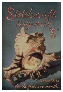 Cover of Stitchcraft Baby Nook with image of baby in sea shell