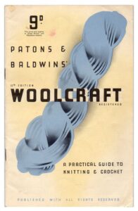 Cover of 10th edition of Woolcraft. Image appears to be a sculpture representing a hank of yarn.