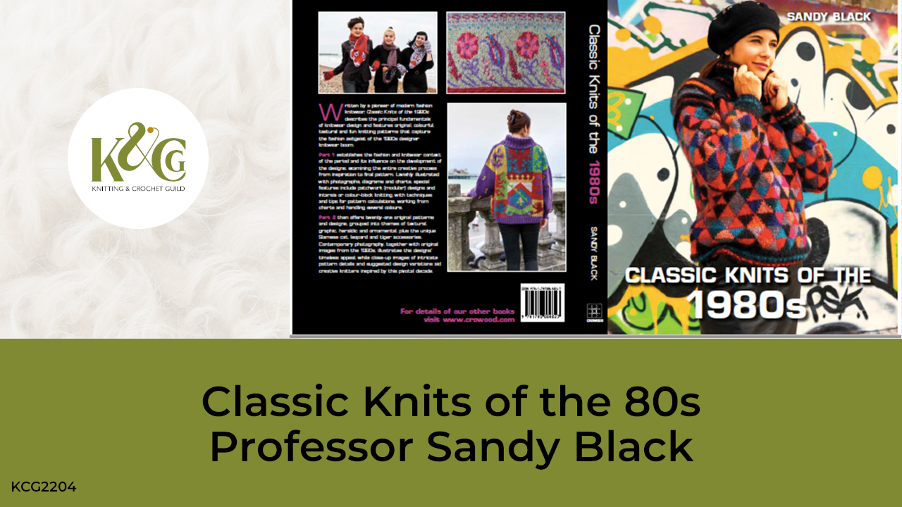 Classic knits of the 80s. Professor Sandy Black.