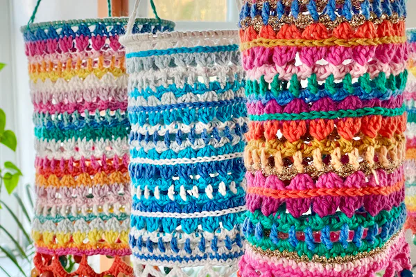 Crocheted lanterns