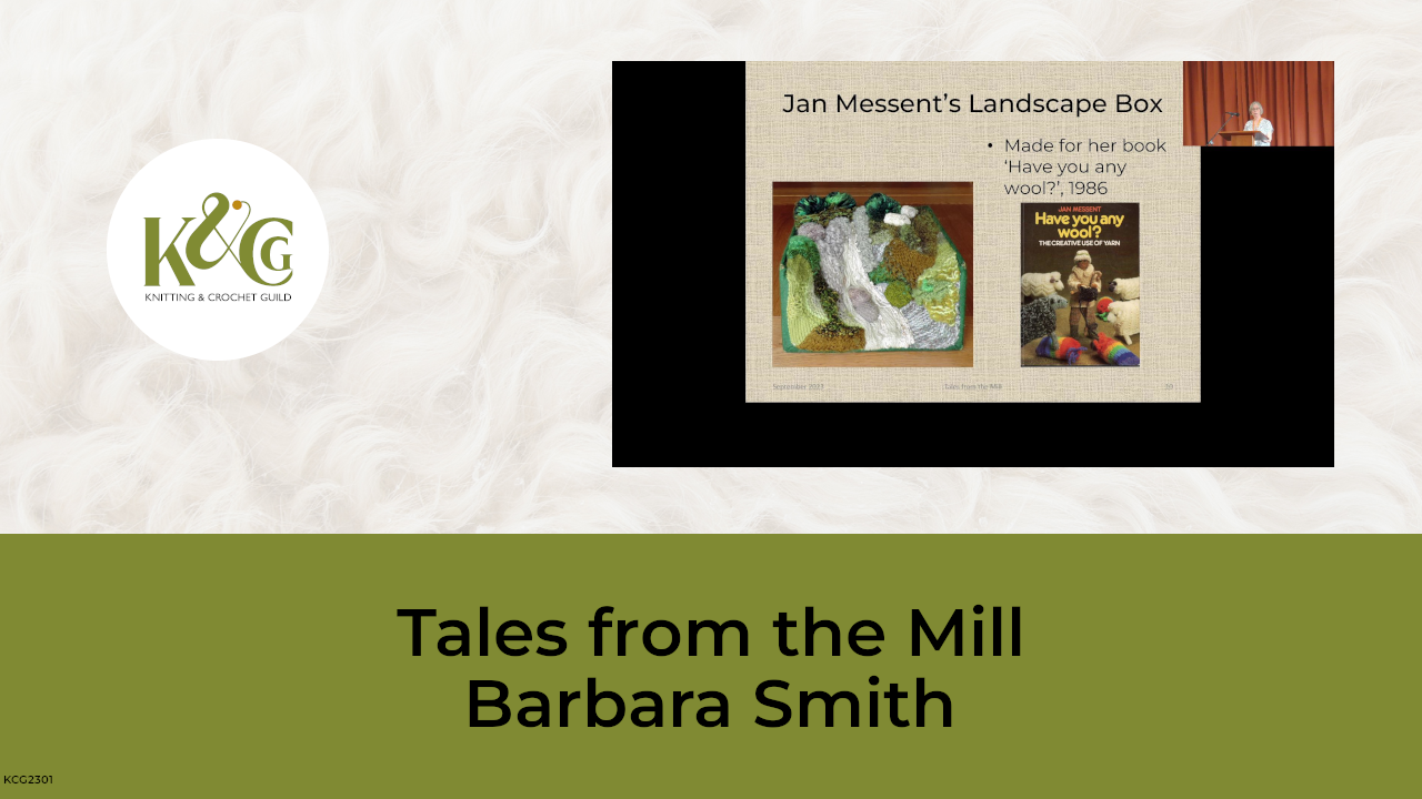 Read more about the article KCG2301 – Tales from the Mill by Barbara Smith