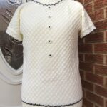 Tuck stitch top (machine knitted)