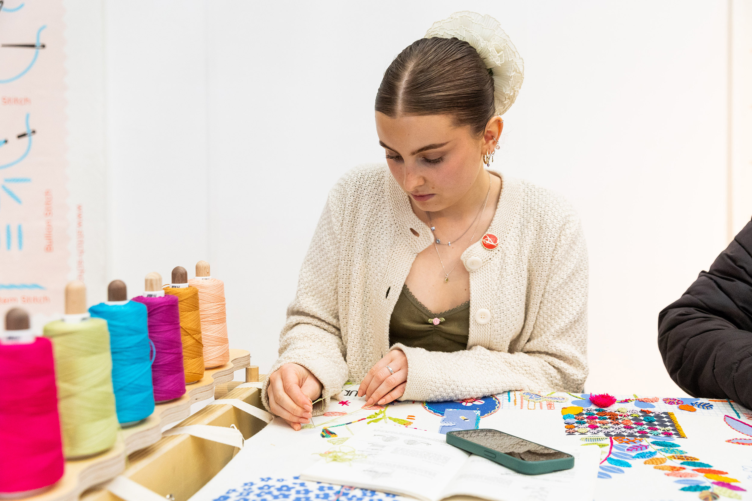 A workshop at The Stitch Festival