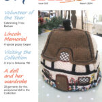 Front cover of Slipknot 182 - March 2024. Featuring a knitted cottage