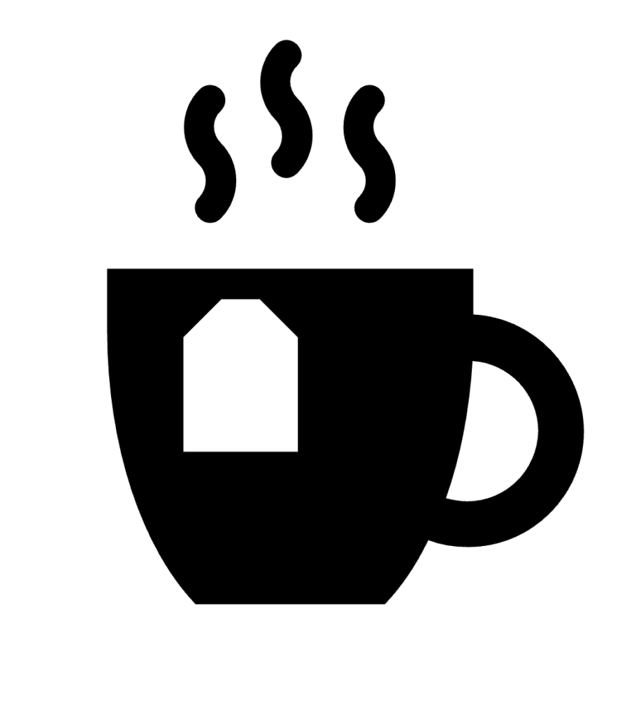 Cartoon of a hot drink