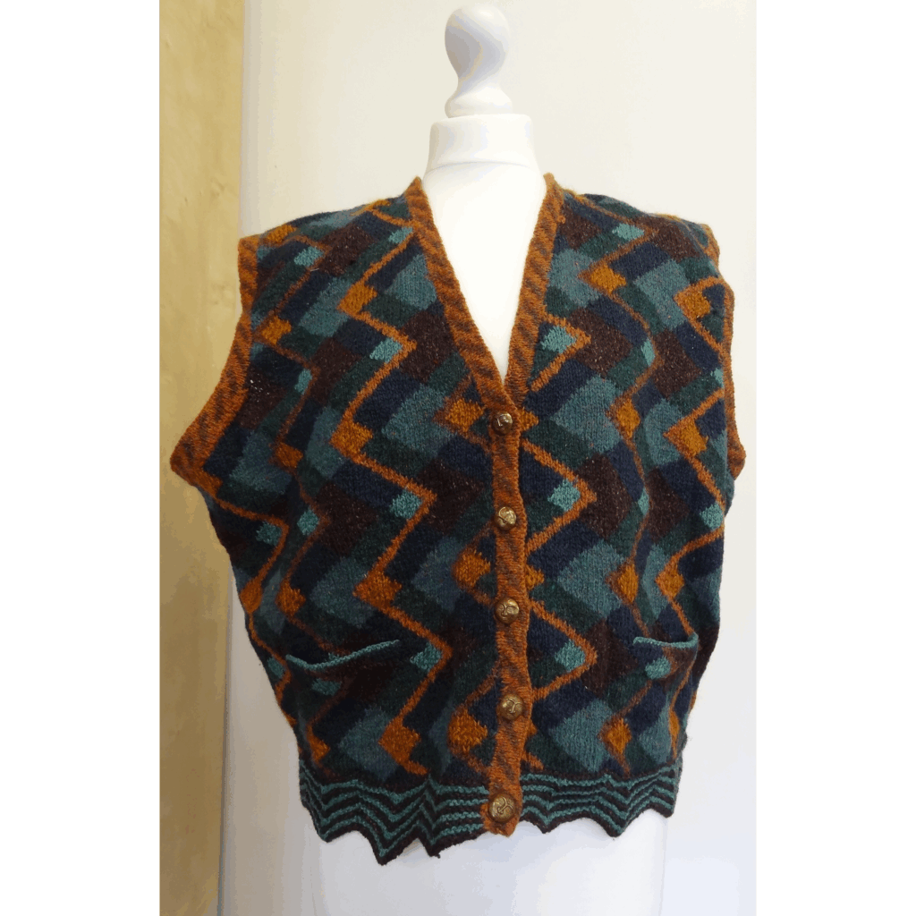 Intarsia Zigzags