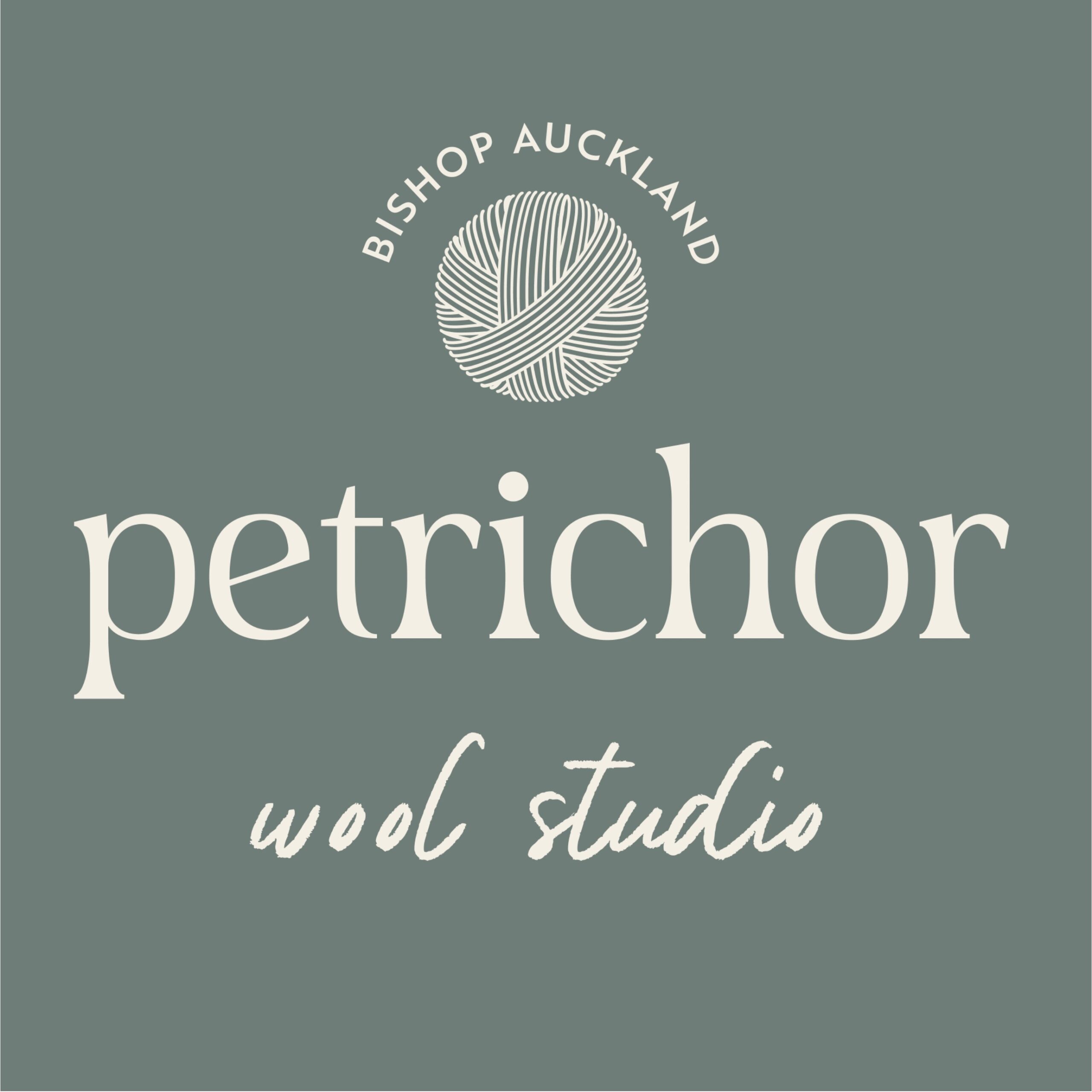 Logo of Petrichor Wool Studio