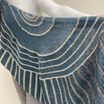 Ammonoid shawl by Emma Vining
